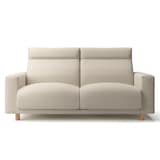 洗いざらしの綿帆布ソファ本体２．５Ｓフェザーポケットコイルハイバック用カバーＢＥ