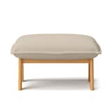 洗いざらしの綿帆布ハイバックリクライニングソファ・オットマン用カバー／ベージュ