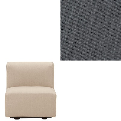 【カバー】洗いざらしの綿帆布ユニットソファアームレス・小用カバー