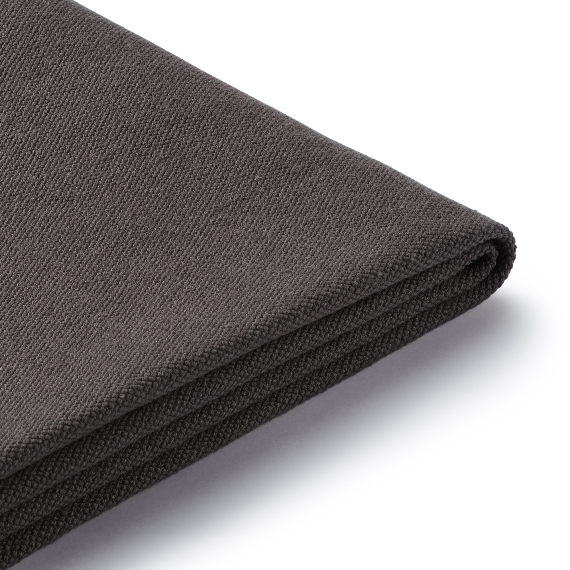 洗いざらしの綿帆布ソファ本体・３シーター・フェザーポケットコイル用カバーブラウン