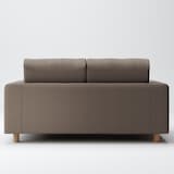 洗いざらしの綿帆布ソファ本体・２シーター・ウレタンポケットコイル用カバーブラウン