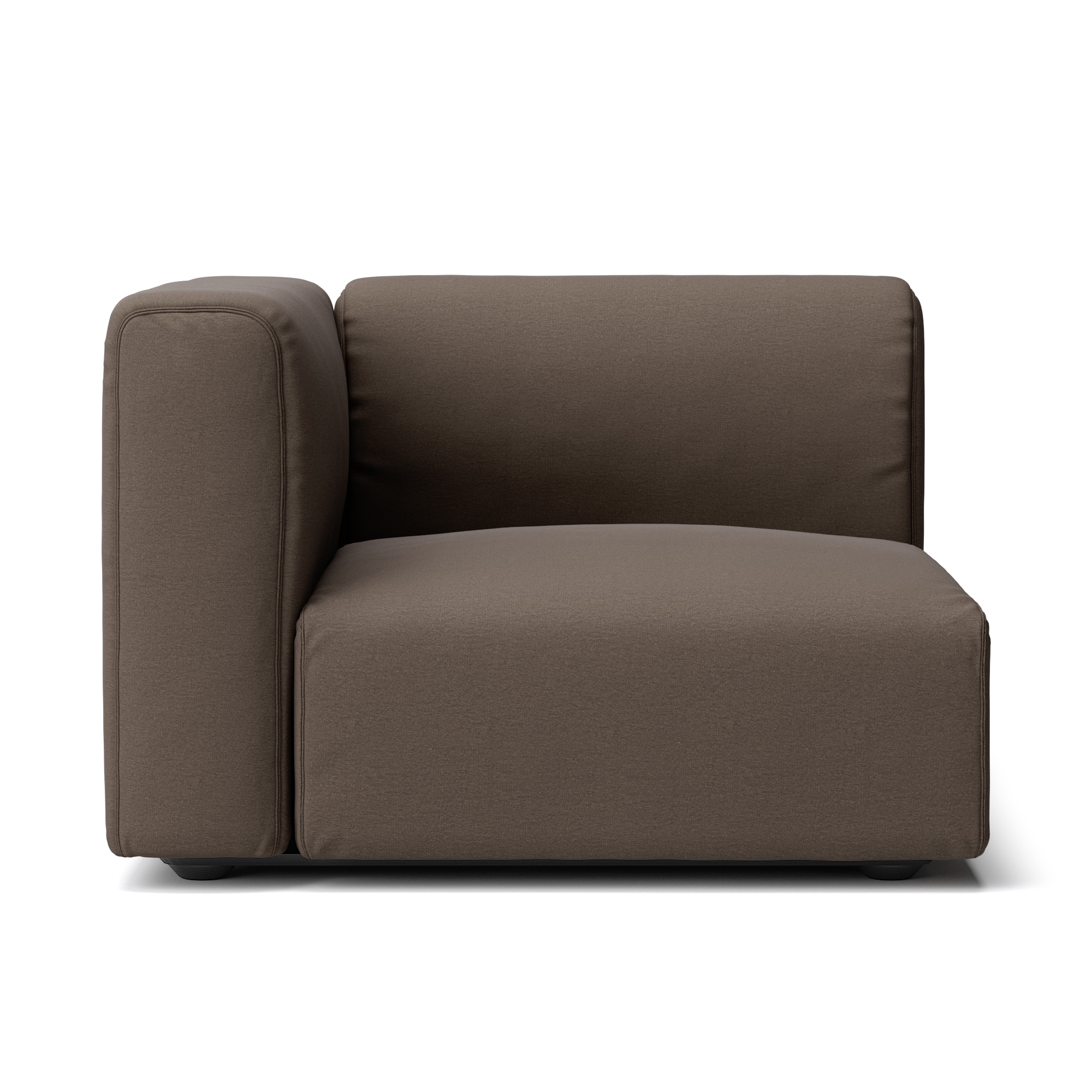 洗いざらしの綿帆布ユニットソファアーム付・大・幅98cm用カバー