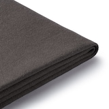 洗いざらしの綿帆布ユニットソファ・ハーフバックレスト・大用カバー／ブラウン