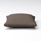 洗いざらしの綿帆布ユニットソファ・羽根クッション用カバー／ブラウン