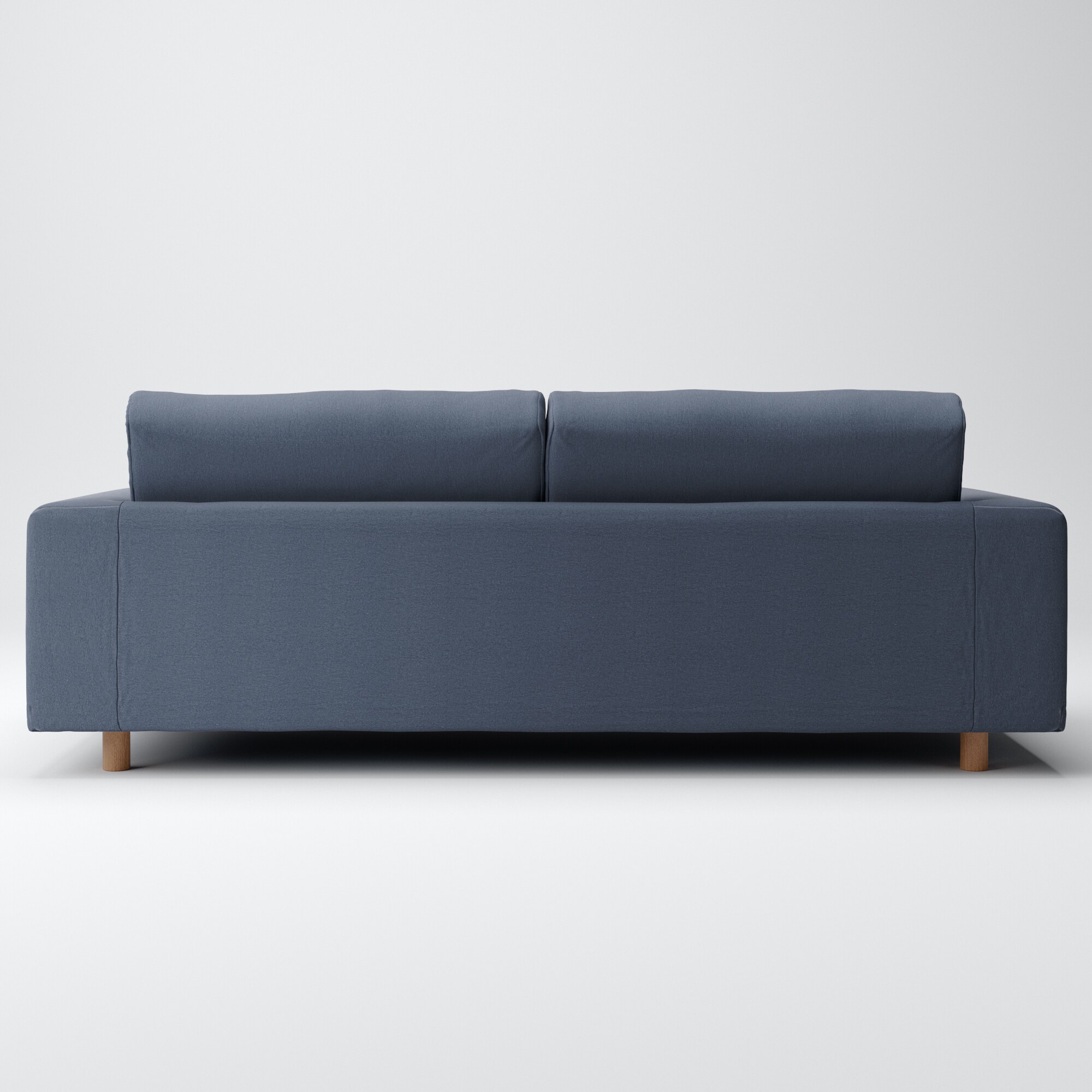 洗いざらしの綿帆布ソファ本体・3シーター・ウレタンポケットコイル用