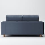 洗いざらしの綿帆布ソファ本体・２シーター・ウレタンポケットコイル用カバーネイビー