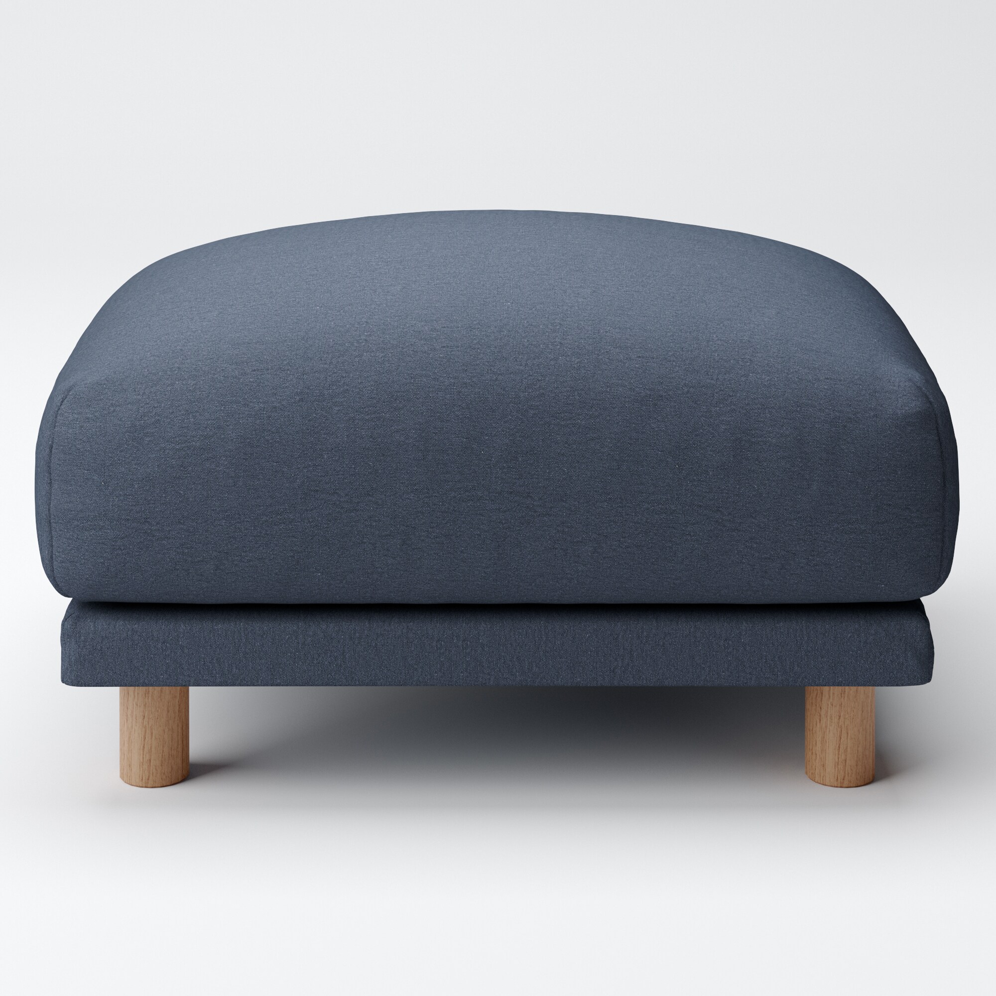 洗いざらしの綿帆布ソファ本体・オットマン・フェザーポケットコイル用