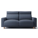 洗いざらしの綿帆布ソファ本体２．５Ｓフェザーポケットコイルハイバック用カバーＮＶ