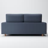 洗いざらしの綿帆布ソファ本体２．５Ｓフェザーポケットコイルハイバック用カバーＮＶ