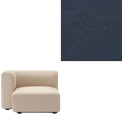 【カバー】洗いざらしの綿帆布ユニットソファ・ハーフアーム・大（右）用カバー