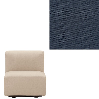 【カバー】洗いざらしの綿帆布ユニットソファアームレス・小用カバー