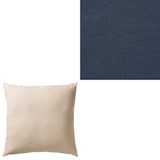 洗いざらしの綿帆布ユニットソファ・羽根クッション用カバー／ネイビー