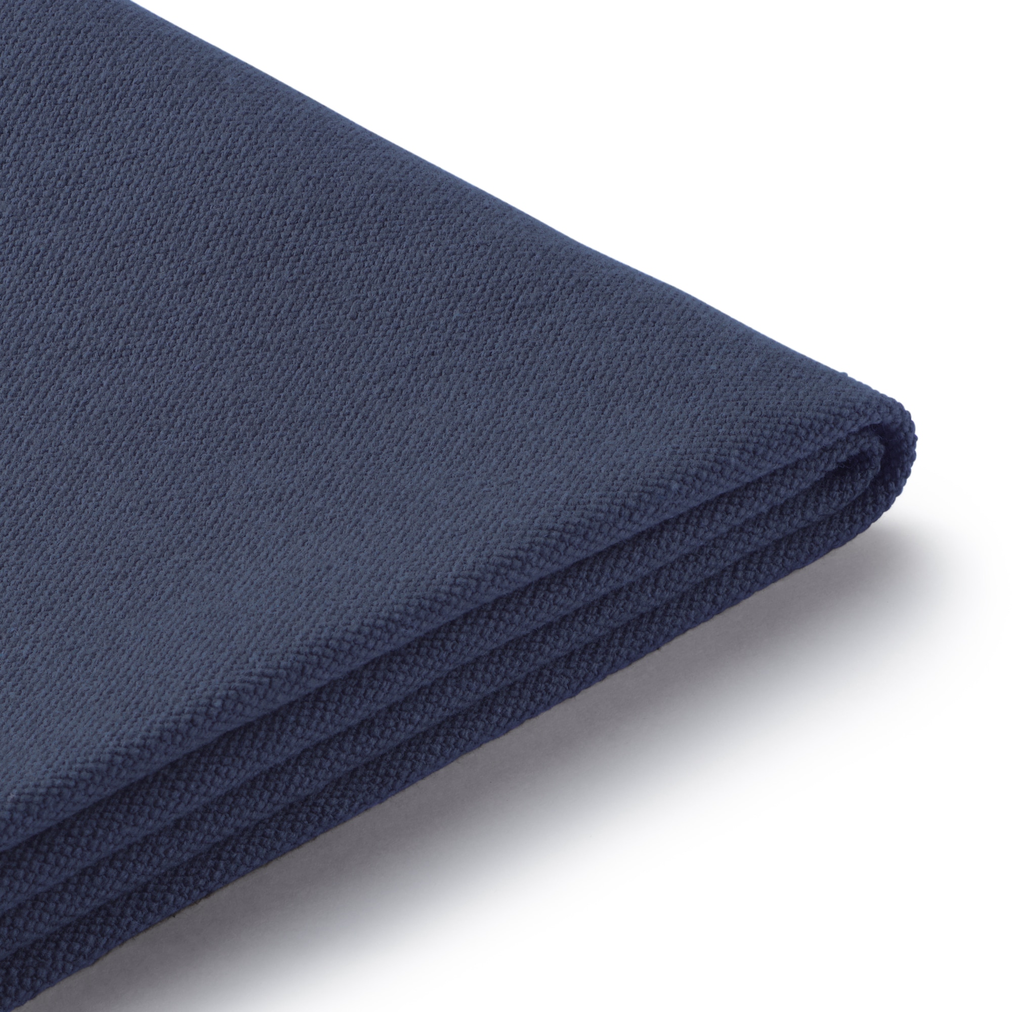 洗いざらしの綿帆布ハイバックリクライニングソファ・オットマン用カバー／ネイビー