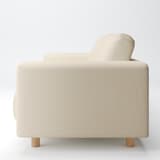 綿麻バスケット織ソファ本体・２．５シーター・フェザー・ポケットコイル用カバー生成