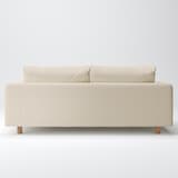 綿麻バスケット織ソファ本体・２．５シーター・フェザー・ポケットコイル用カバー生成