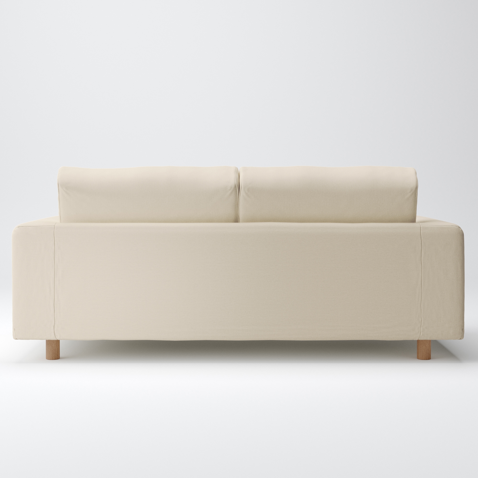 綿麻バスケット織ソファ本体・２．５シーター・ウレタン・ポケットコイル用カバー生成