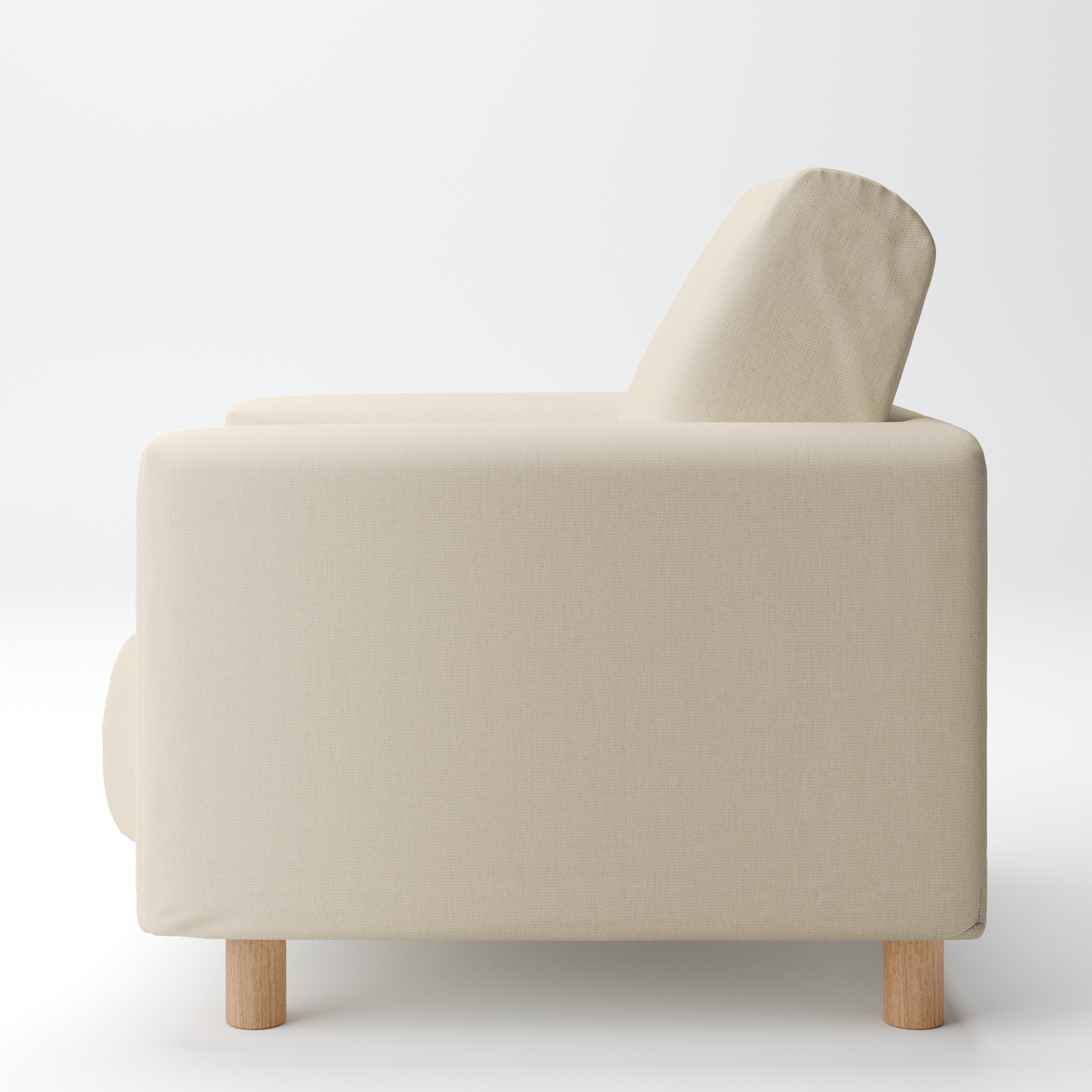 無印良品 MUJI ソファ本体 １シーター ウレタン ポケットコイル + カバー 綿帆布 ソファ本体 1シーター ウレタンポケットコイル用カバー