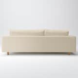 綿麻バスケット織ソファ本体３Ｓ・フェザーポケットコイルカウチタイプ右用カバー生成