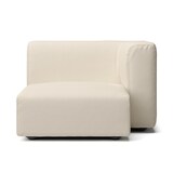 綿麻バスケット織ユニットソファ・ハーフアーム・大（左）用カバー／生成