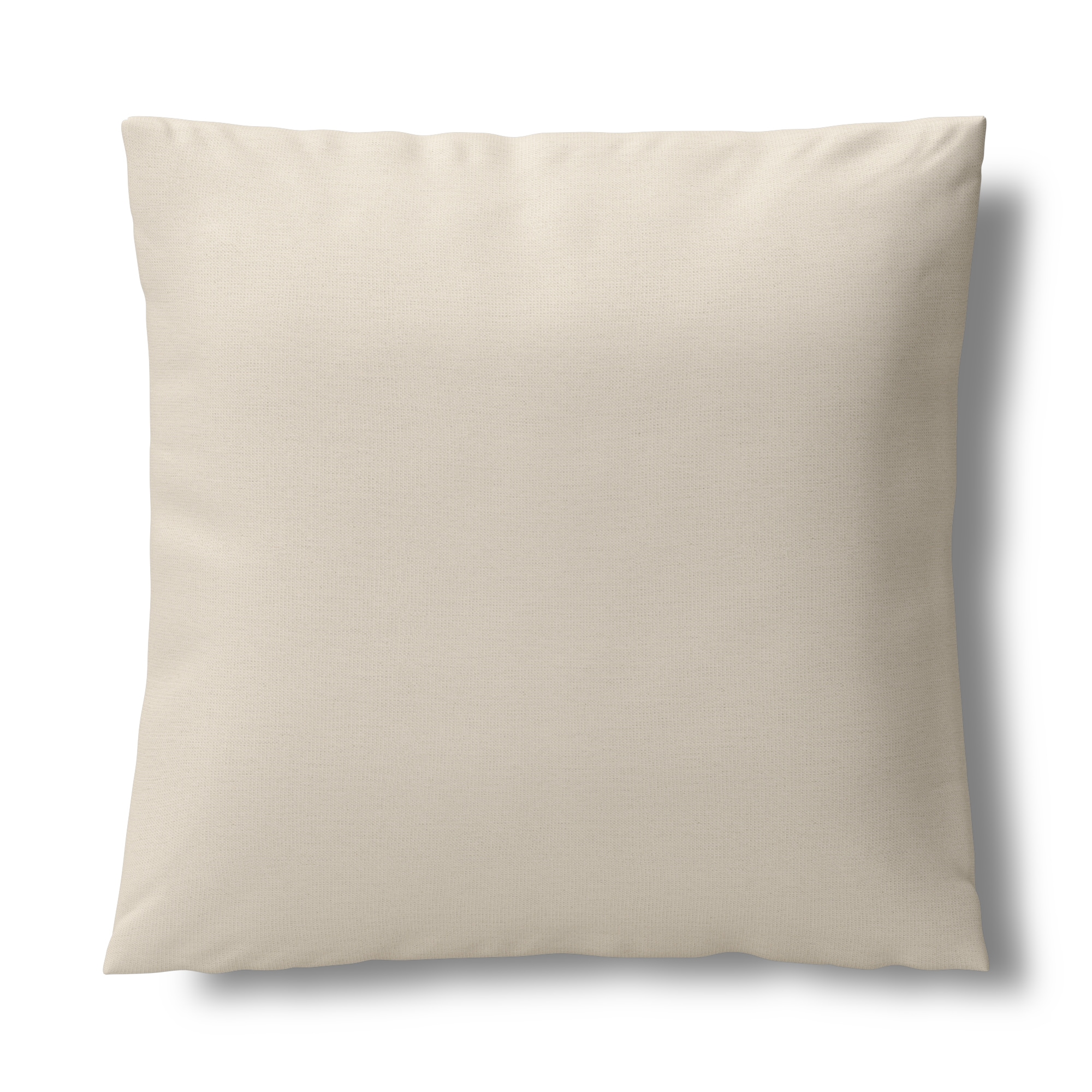 綿麻バスケット織ユニットソファ・羽根クッション用カバー／生成