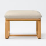 綿麻バスケット織リビングでもダイニングでもつかえるベンチ・２用カバー／生成