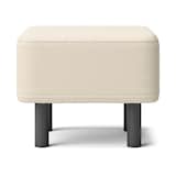 綿麻バスケット織ソファベンチ・オットマン用カバー／生成