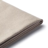 綿麻バスケット織ソファ本体・１シーター・ウレタン・ポケットコイル用カバーベージュ