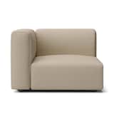 綿麻バスケット織ユニットソファアーム付・大・幅９８ｃｍ用カバー／ベージュ