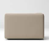 綿麻バスケット織ユニットソファ・ハーフアーム・大（右）用カバー／ベージュ