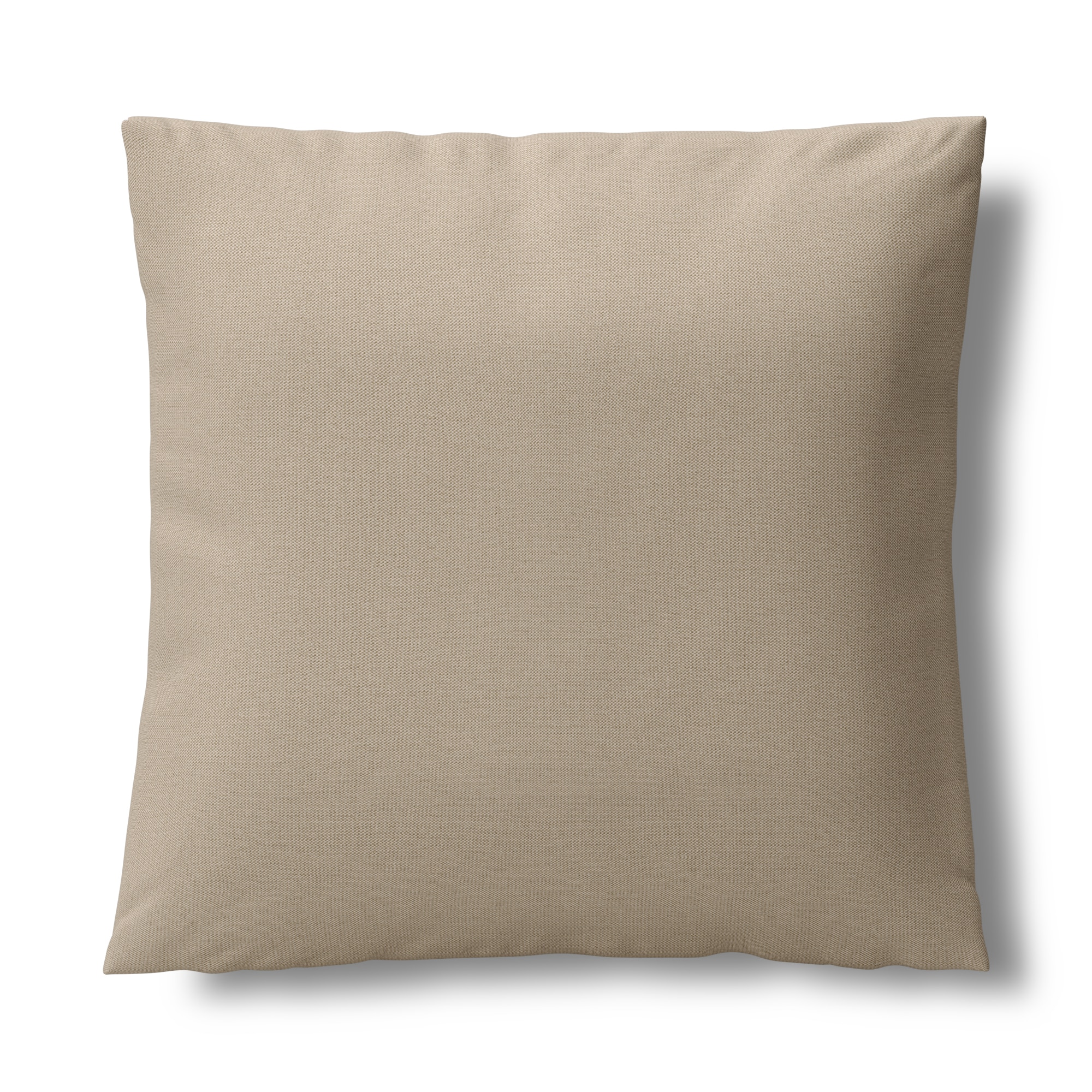 綿麻バスケット織ユニットソファ・羽根クッション用カバー／ベージュ