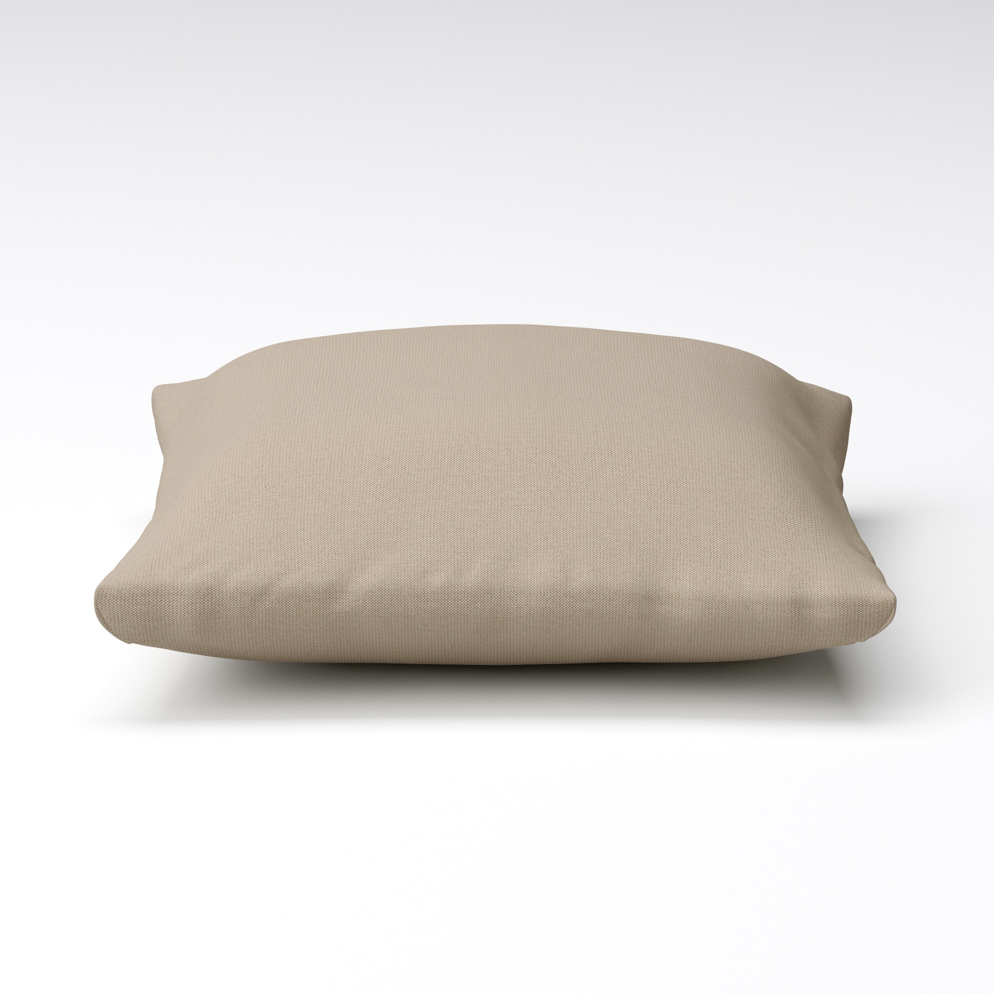 綿麻バスケット織ユニットソファ・羽根クッション用カバー／ベージュ