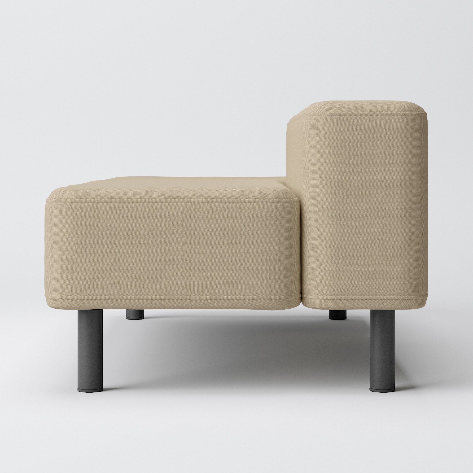 無印良品 MUJI ソファベンチ ソファ グレーベージュ×ブラウン　カバー 無印良品 MUJI ソファベンチ ソファ グレーベージュ×ブラウン