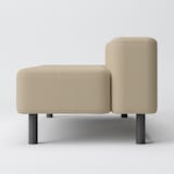 綿麻バスケット織ソファベンチ用カバー／ベージュ