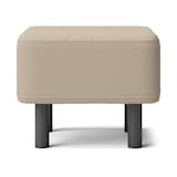 綿麻バスケット織ソファベンチ・オットマン用カバー／ベージュ