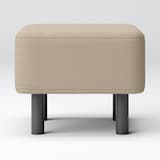 綿麻バスケット織ソファベンチ・オットマン用カバー／ベージュ