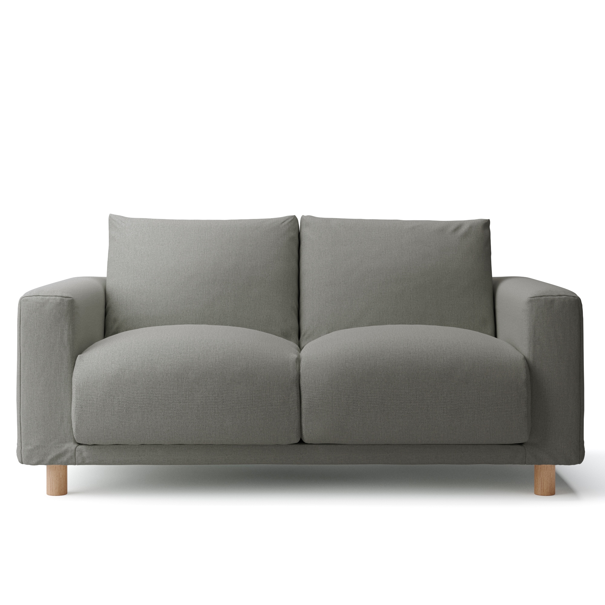 無印良品　ウレタンポケットコイル２シーター　 綿麻バスケット織カバー　セット 綿麻バスケット織ソファ本体・2シーター・ウレタン・ポケットコイル用