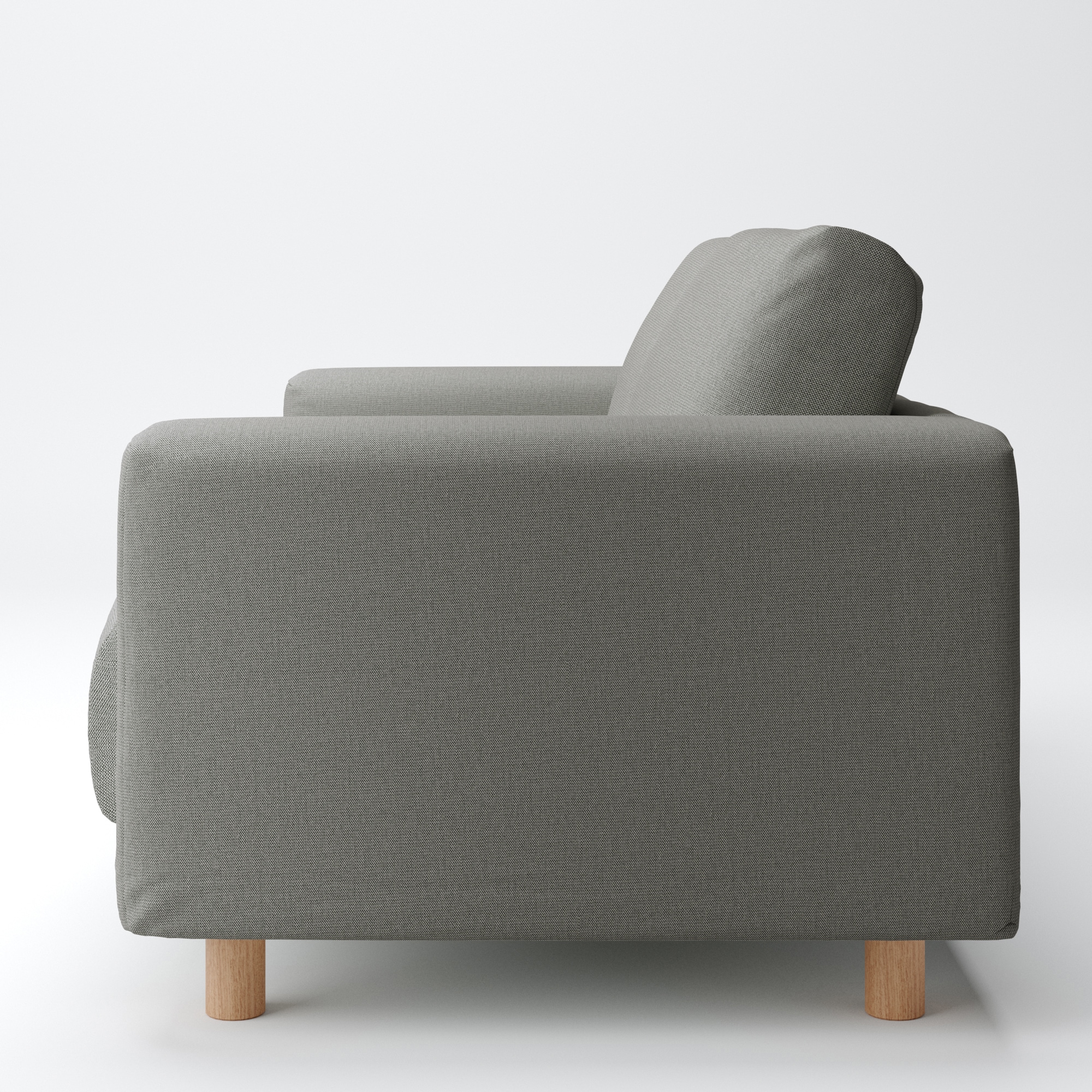 無印良品　ウレタンポケットコイル２シーター　 綿麻バスケット織カバー　セット 綿麻バスケット織ソファ本体・2シーター・ウレタン・ポケットコイル用