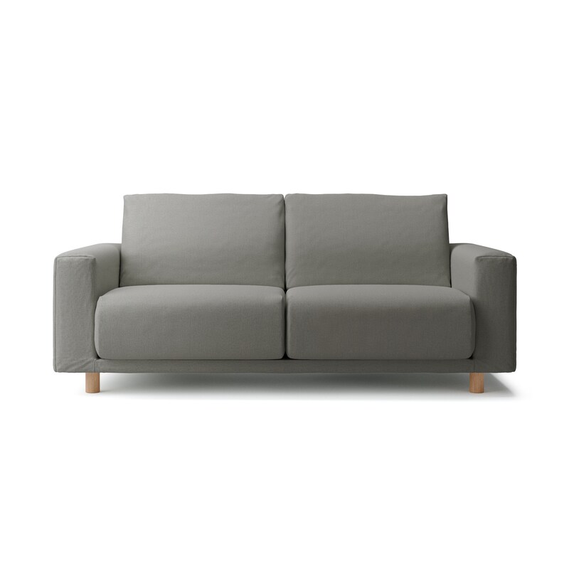 綿麻バスケット織ソファ本体2．5シーターウレタンポケットコイル用  