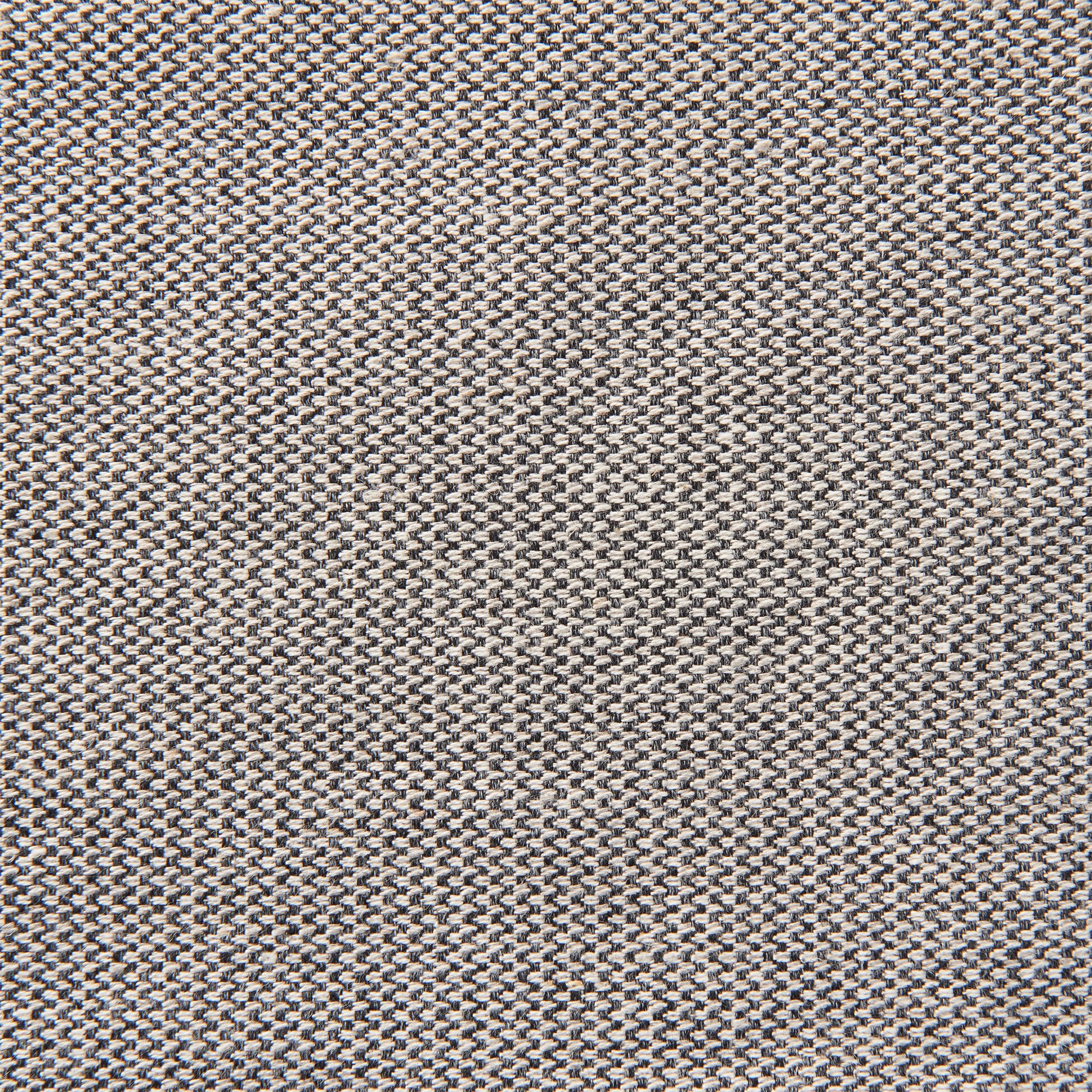 綿麻バスケット織ソファ本体２シーター・ウレタン・ポケットコイル用カバーチャコール