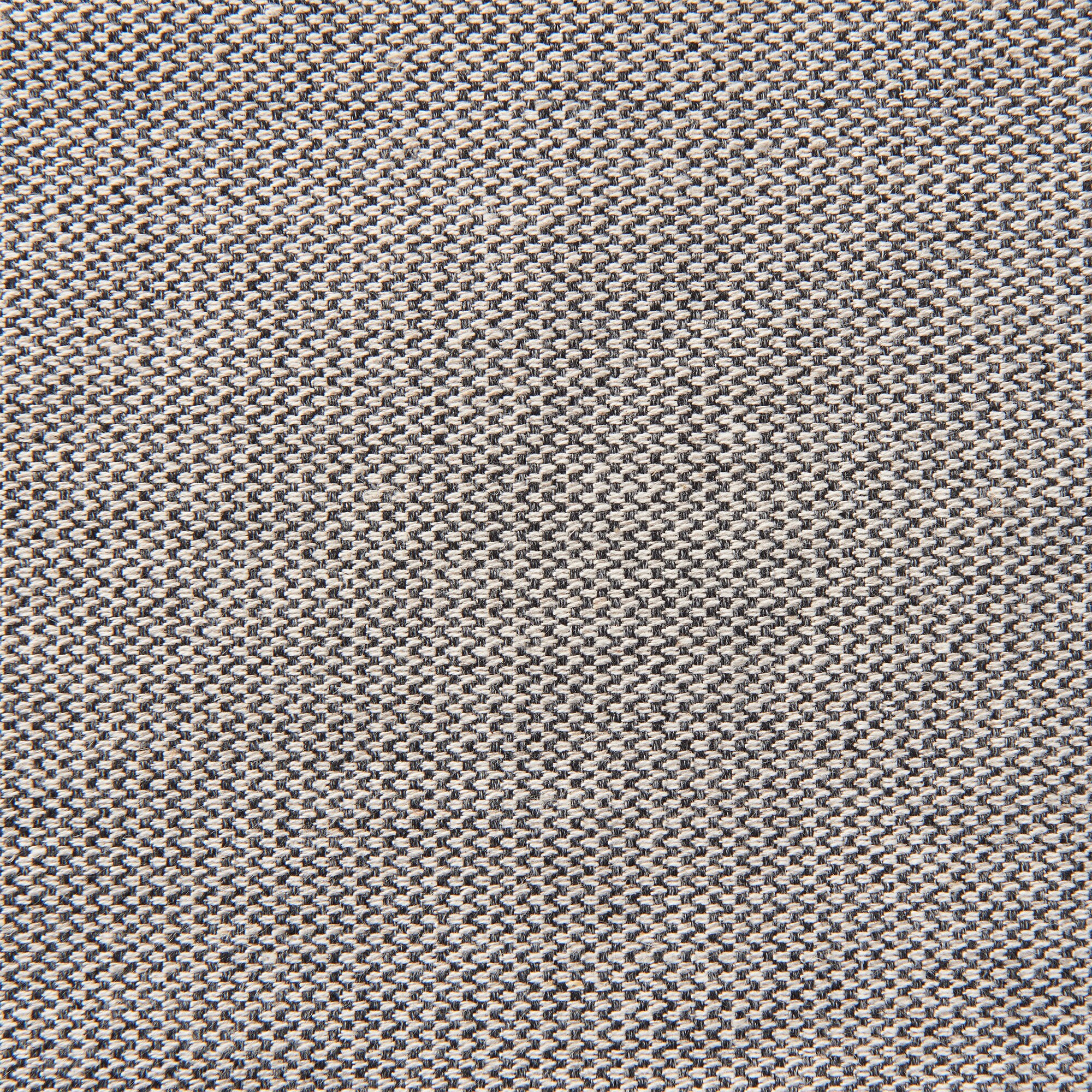 綿麻バスケット織ソファ本体１シーター・ウレタン・ポケットコイル用カバーチャコール