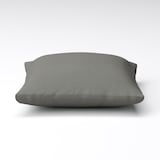 綿麻バスケット織ユニットソファ・羽根クッション用カバー／チャコール