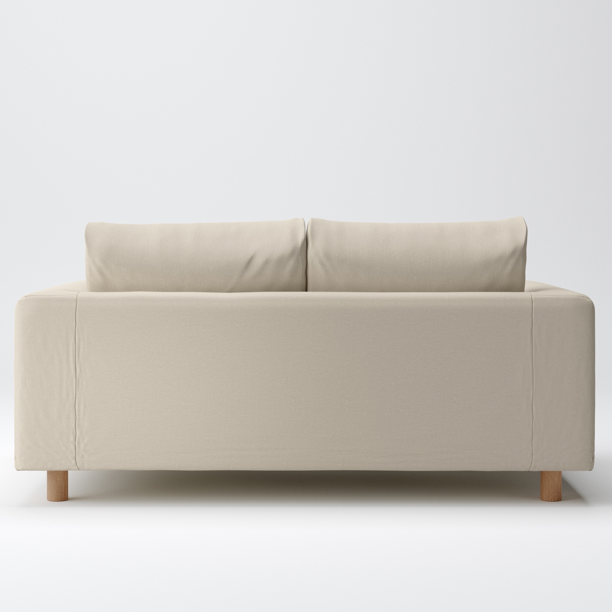 ソファ本体　洗いざらしの綿帆布カバー