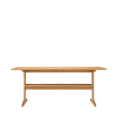 リビングでもダイニングでもつかえるテーブル・１・オーク材