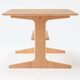 リビングでもダイニングでもつかえるテーブル・３・オーク材