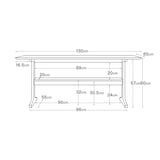 リビングでもダイニングでもつかえるテーブル・２・ウォールナット材