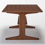 リビングでもダイニングでもつかえるテーブル・３・ウォールナット材