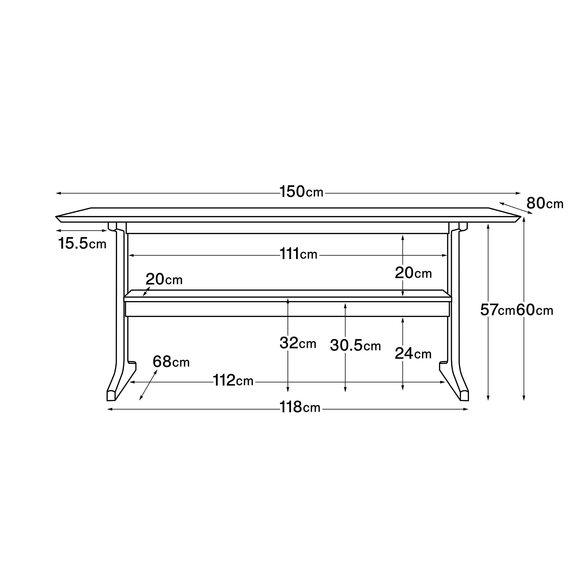 リビングでもダイニングでもつかえるテーブル・３・ウォールナット材
