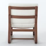 リビングでもダイニングでもつかえるソファチェア・ウォールナット材