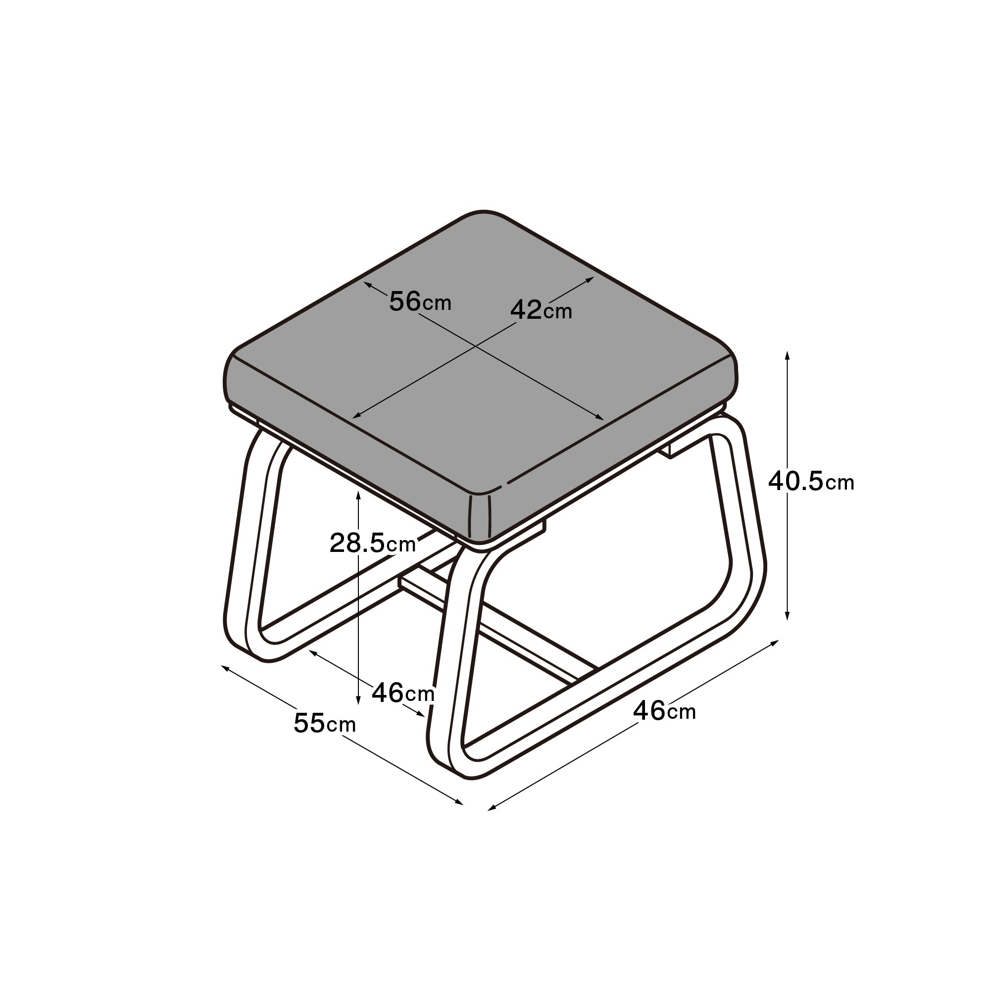 リビングでもダイニングでもつかえるベンチ・２・ウォールナット材