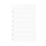 フリースケジュール付箋紙　